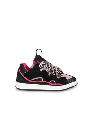 sneakers in pelle nero LANVIN KIDS | N30171M94